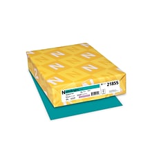 Astrobrights 65 lb. Cardstock Paper, 8.5 x 11, Terrestrial Teal, 250 Sheets/Pack (21855 / 22109)