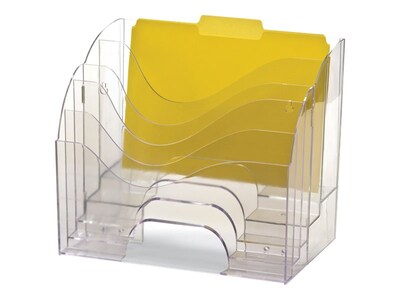 Officemate Plastic File Organizer, Clear (22924)