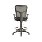 Tempur-Pedic Mesh Back Fabric Drafting Stool, Black (TP8200-BLACK)