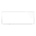 Ghent M3 Series Painted Steel Dry-Erase Whiteboard, Anodized Aluminum Frame, 12 x 4 (M3-412-4)