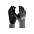 MaxiFlex 34-874 Nitrile Coated Nylon/Elastane Gloves, Small, 15 Gauge, A1 Cut Level, Dark Gray, 12 P