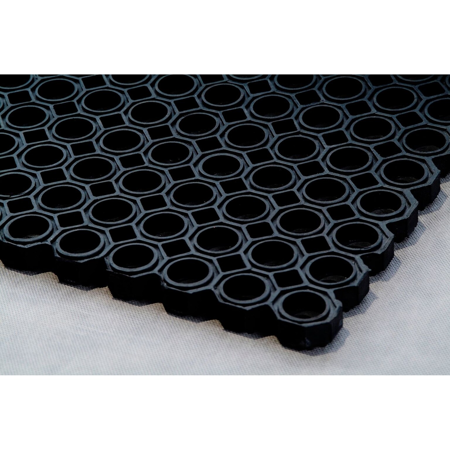 Floortex Doortex Octomat Heavy Duty Outdoor Entrance Mat 32x48 Black(FR48122OCBK)