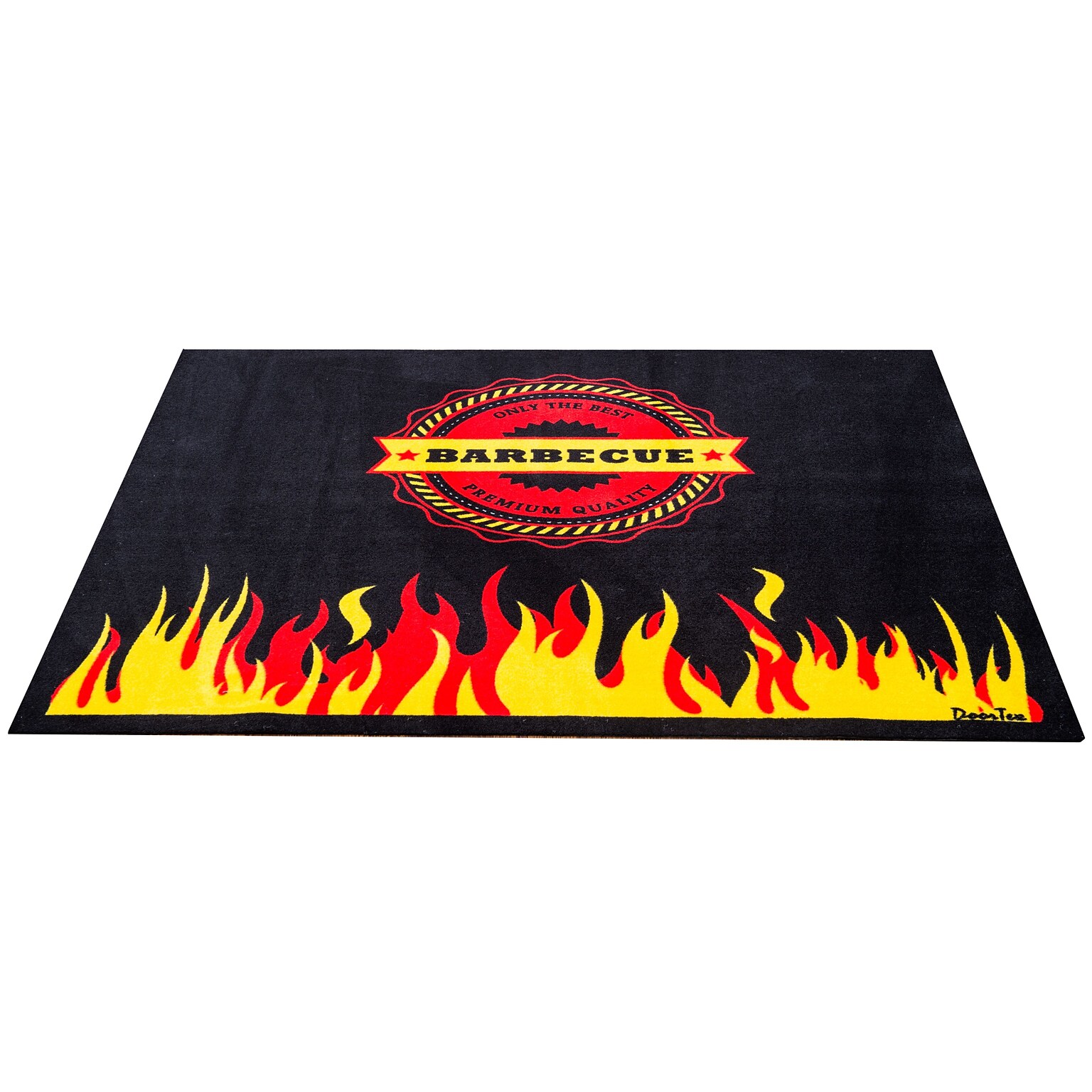 Doortex Rectangular Fire Retardant BBQ Mat, Flame 39x48(FR4BQ3948FL)