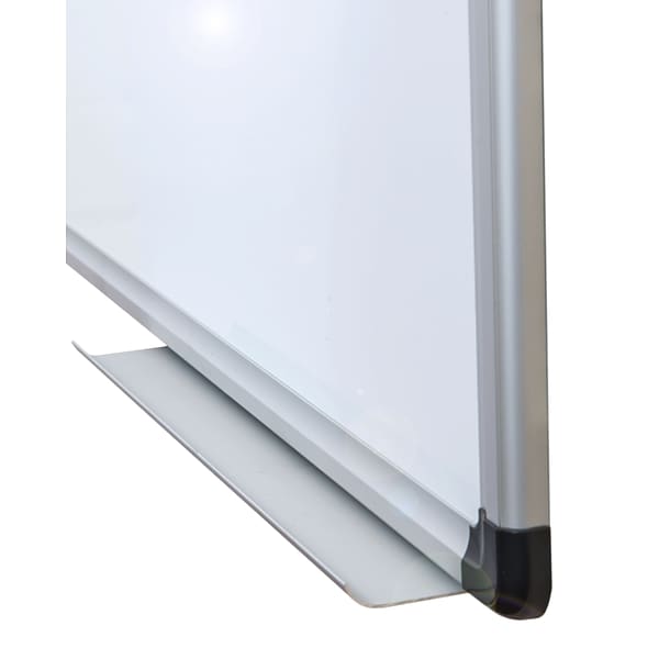 Viztex Lacquered Steel Magnetic Dry Erase Board with Aluminum Frame (24x18)