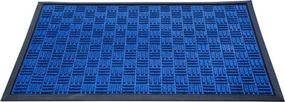 Floortex Doortex  Ribmat Heavy Duty Indoor/Outdoor Entrance Mat 24x36 Blue(FR46090FPRBL)