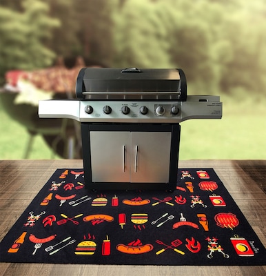 Doortex Rectangular Fire Retardant BBQ Mat, Cook  39"x48"(FR4BQ3948C)