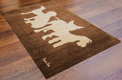 Doortex Rectangular Wash Room Mat, Dog 24x39(FR4WR2439DBR)