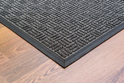Floortex Doortex  Ribmat Heavy Duty Indoor/Outdoor Entrance Mat 48x72 Charcoal(FR412180FPRGR)