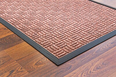 Floortex Doortex  Ribmat Heavy Duty Indoor/Outdoor Entrance Mat 36"x60" Brown(FR490150FPRBR)