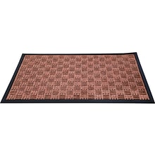 Floortex Doortex  Ribmat Heavy Duty Indoor/Outdoor Entrance Mat 36x60 Brown(FR490150FPRBR)