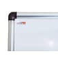 Viztex Lacquered Steel Magnetic Dry Erase Board with Aluminum Frame (48"x36")