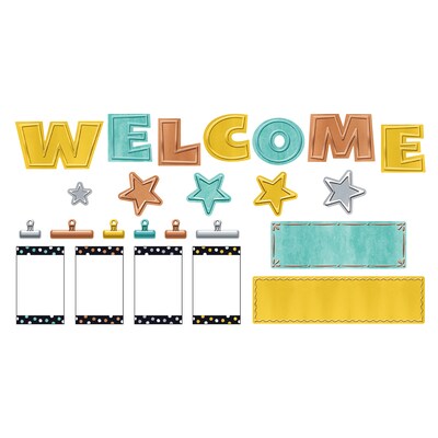 Trend Metal WipeOff® Welcome Mini Bulletin Board Set, 3 Sets of 24 (T-8772BN)
