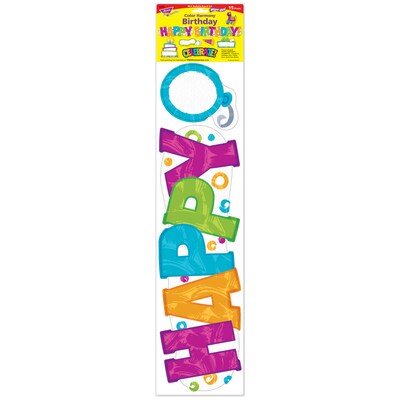 Trend Color Harmony WipeOff® Birthday Mini Bulletin Board Set, 3 Sets of 15 (T-8781BN)