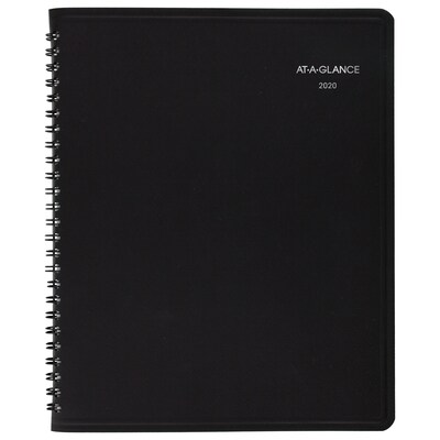 2020 AT-A-GLANCE 7 x 8-3/4 Monthly Planner QuickNotes, Black (76-08-05-20)