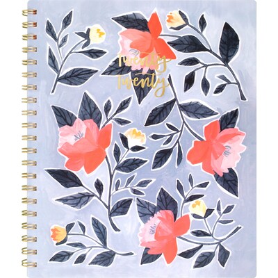 2020 One Canoe Two for AT-A-GLANCE 8-1/2 x 11 Weekly/Monthly Planner, Twilight Floral (1250-905-20)