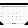 2020 AT-A-GLANCE 21 3/4 x 17 Monthly Desk Pad Blue/Gray (SW200-00-20)