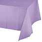 Creative Converting 54"W x 108"L Luscious Lavender Purple Plastic Tablecloths, 3 Count (DTC01250TC)