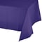 Creative Converting 54W x 108L Purple Plastic Tablecloths, 3 Count (DTC01287TC)