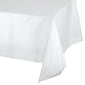 Creative Converting 54"W x 108"L Clear Plastic Tablecloths, 3 Count (DTC01320TC)