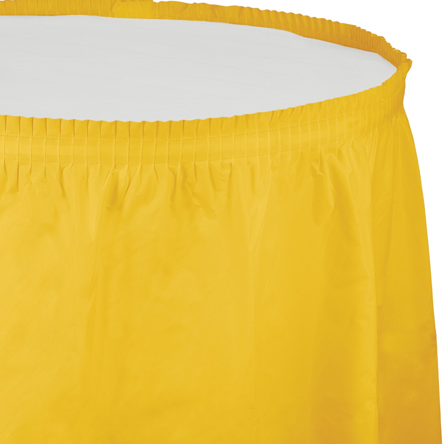 Creative Converting 14 School Bus Yellow Plastic Tableskirts, 3 Count (DTC010041TS)