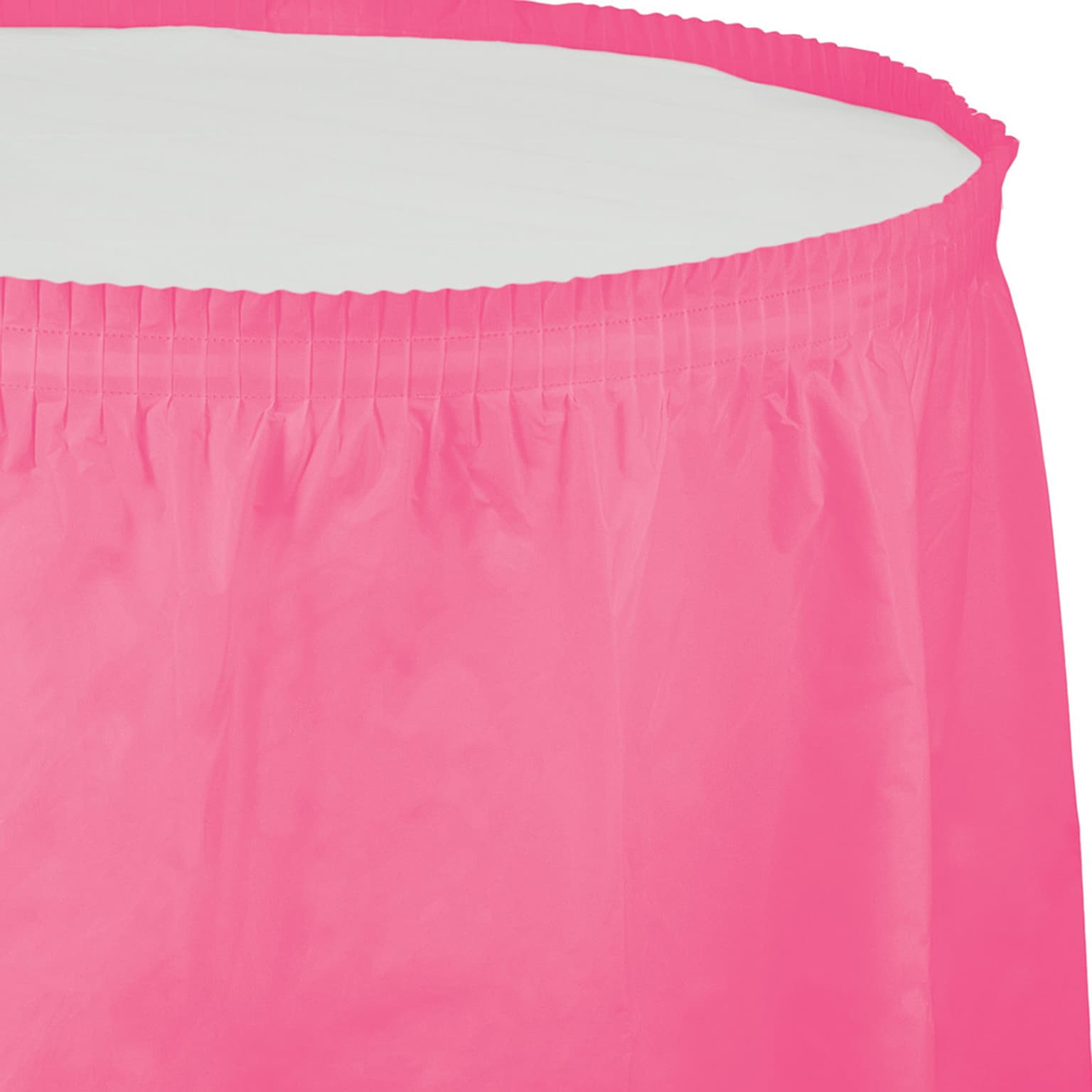 Creative Converting 14 Candy Pink Plastic Tableskirts, 3 Count (DTC011345TS)