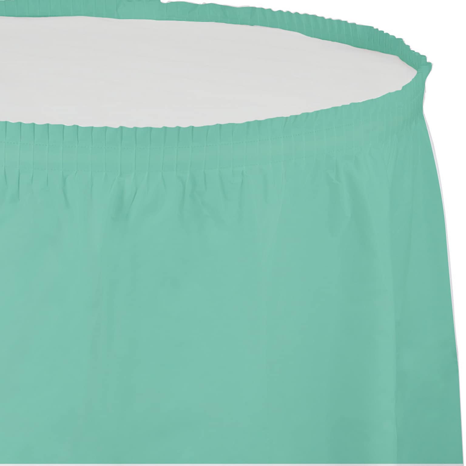 Creative Converting 14 Fresh Mint Green Plastic Tableskirts, 3 Count (DTC318892TS)