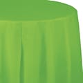 Creative Converting 82 Fresh Lime Green Round Plastic Tablecloths, 3 Count (DTC703123TC)
