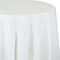 Creative Converting 82W White Round Plastic Tablecloths, 3 Count (DTC703272TC)