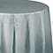Creative Converting 82 Shimmering Silver Round Plastic Tablecloths, 3 Count (DTC703281TC)