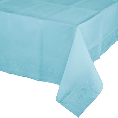 Creative Converting 54W x 108L Pastel Blue Paper Tablecloths, 3 Count (DTC710229TC)