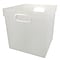 Romanoff Cube Bin Clear, Set of 3 (ROM72520BN)