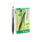 Pilot RexGrip BeGreen Retractable Ballpoint Pens, Medium Point, Black Ink, Dozen (32370)