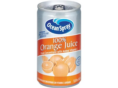 Ocean Spray Orange Juice, 5.5 Oz., 48/Carton (094252)