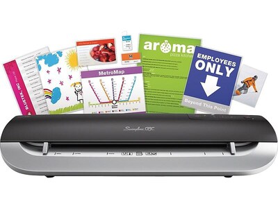 Swingline GBC Fusion 3000L Thermal & Cold Laminator, 12" Width, Black/Silver (1703075)