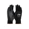 G-Tek 33-B125 Polyurethane Coated Gloves, Medium, 13 Gauge, Black, 12 Pairs (33-B125/M)