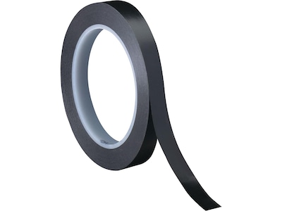 3M Safety Tape, 0.25 x 36 Yds., Black, 3/Carton (T9614713PKB)