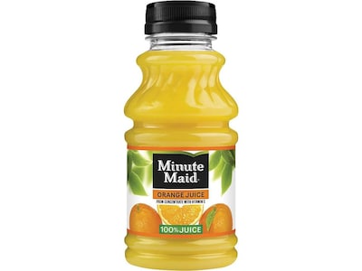 Minute Maid Orange Juice, No Sugar Added, 10 oz., 24/Carton (00025000056857)