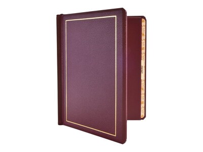 Wilson Jones Minute Book Heavy Duty Non-View Post Binder, 250 Sheet Capacity, Red (WLJ39611)