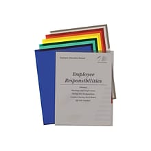 C-Line Document Report Covers, Letter, Assorted Colors, 25/Box (62130)
