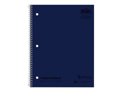 Oxford Earthwise 1-Subject Notebooks, 8.5 x 11, College Ruled, 80 Sheets, Each (25-206R)