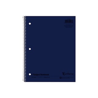 Oxford Earthwise 1-Subject Notebook, 8.5 x 11, College Ruled, 80 Sheets, Assorted Colors (OXF 25-2