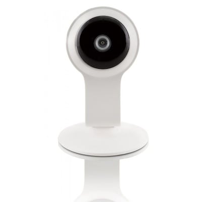 Turcom (TS-627) Wireless Video Surveillance Camera Monitor IP/ WiFi Network, Built-in Microphone, White