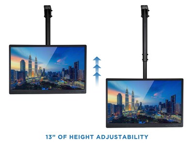 Mount-It! Height Adjustable Ceiling TV Mount Bracket for 32-70" Flat Screens (MI-509L)