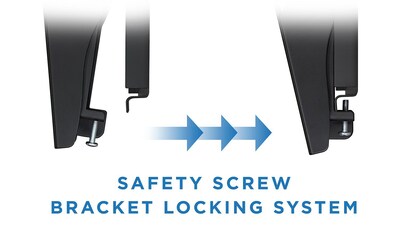 Mount-It! TV Wall Mount Bracket for Flat Screen, Tilt and Low Profile (MI-1121)