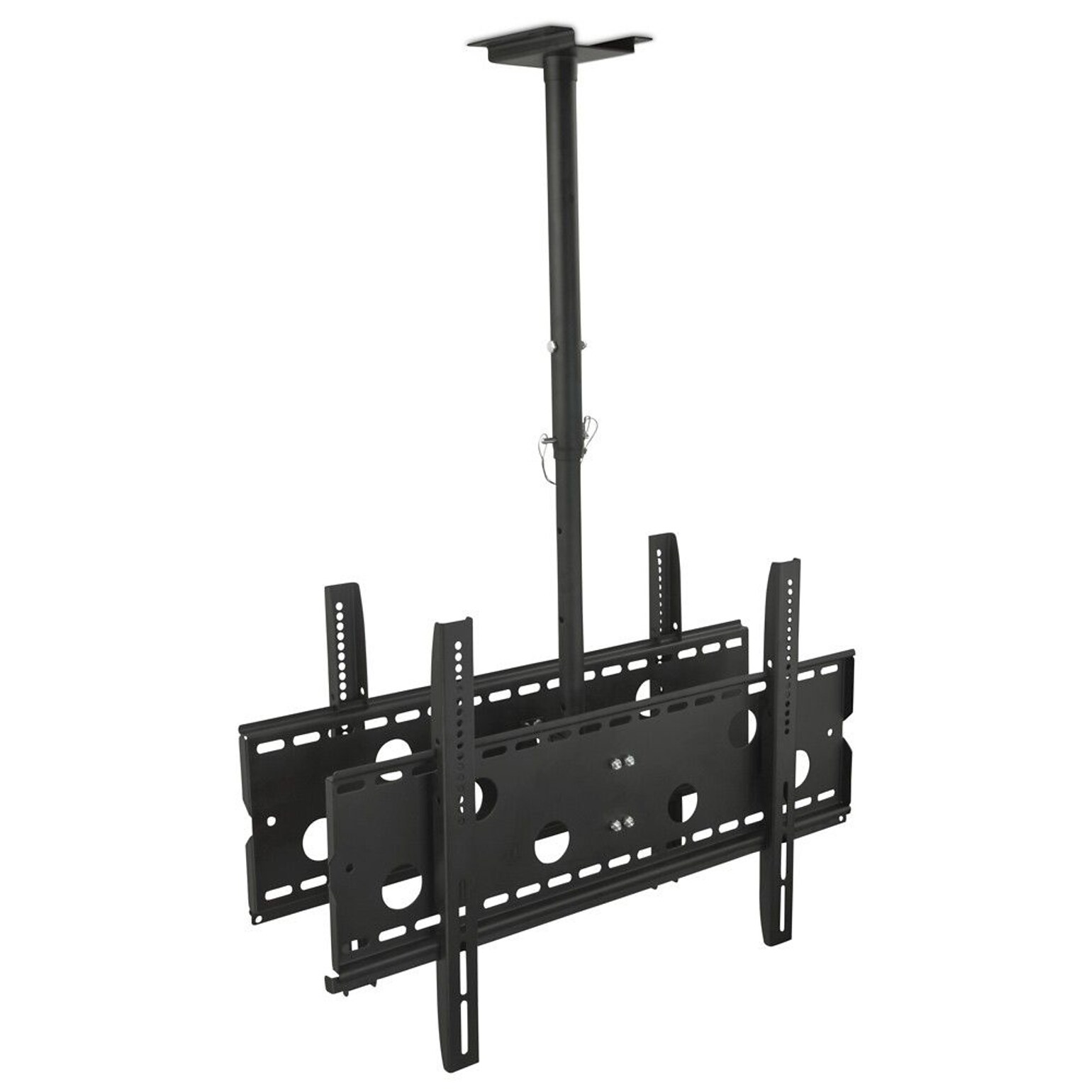 Mount-It! Dual TV Ceiling Mount, Full Motion Mount for 32 to 75 Flat Screen TVs (MI-502B)