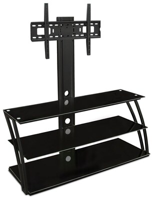 Mount-It! TV Stand Entertainment Center with Mount and Storage Shelves (MI-864)
