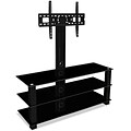 Mount-It! TV Stand with Mount, Entertainment Center for Flat Screen TVs (MI-866)