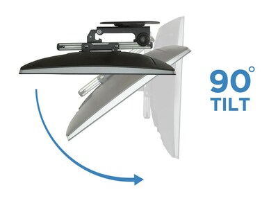 Mount-It! TV Ceiling Mount Kitchen Under Cabinet TV Bracket for 13"-27" TVs (MI-4211)