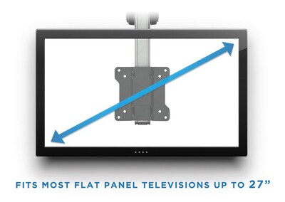 Mount-It! TV Ceiling Mount Kitchen Under Cabinet TV Bracket for 13"-27" TVs (MI-4211)