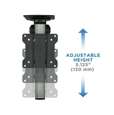 Mount-It! TV Ceiling Mount Kitchen Under Cabinet TV Bracket for 13"-27" TVs (MI-4211)